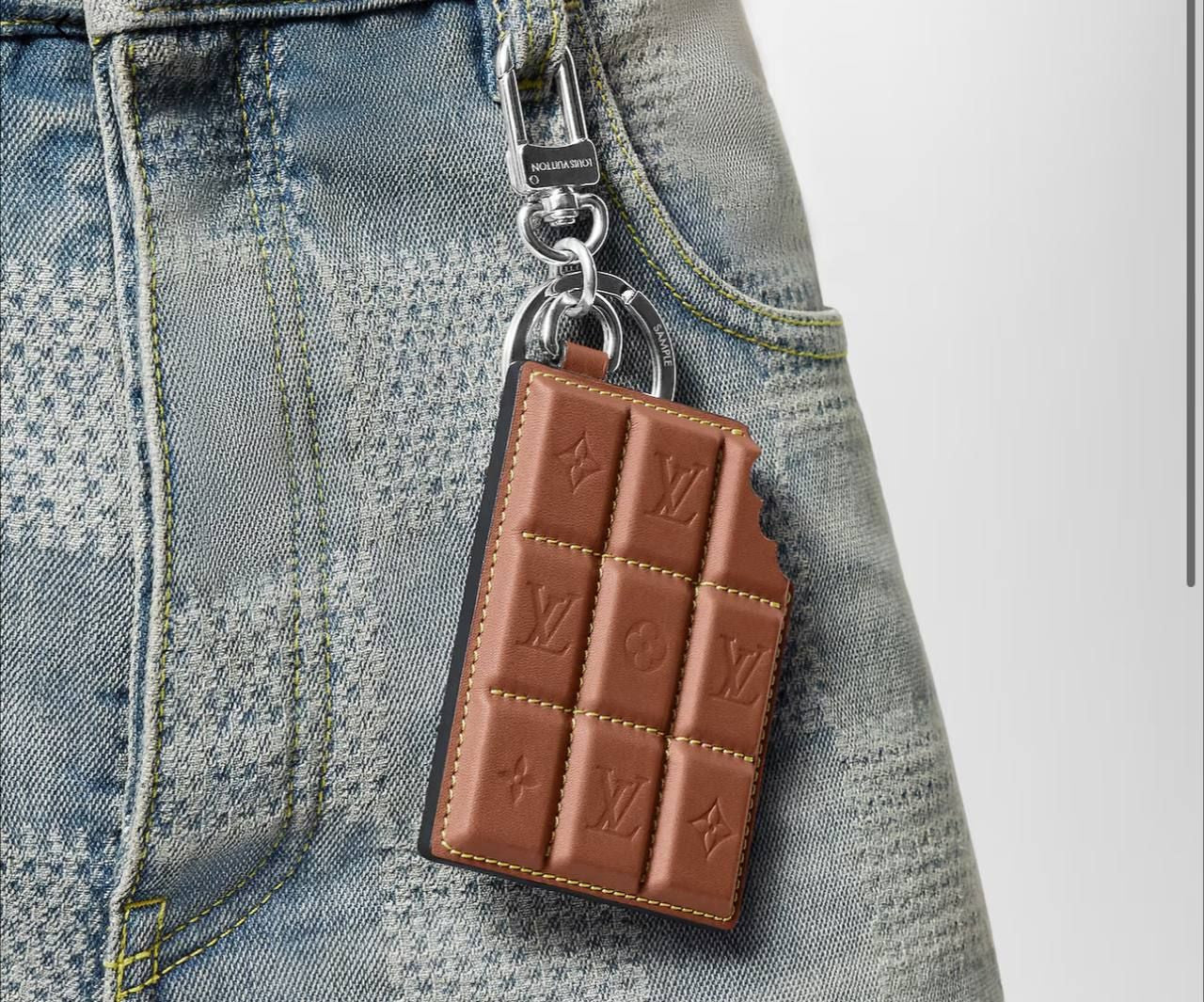 Chocolate Card Holder and Bag Charm