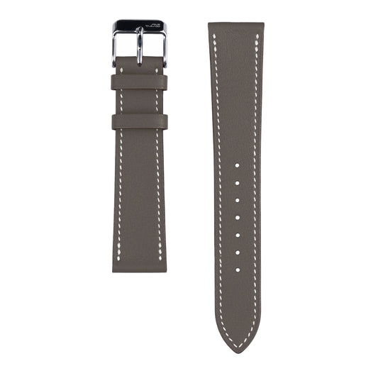Smooth Nappa Calfskin Watch Strap-Etain