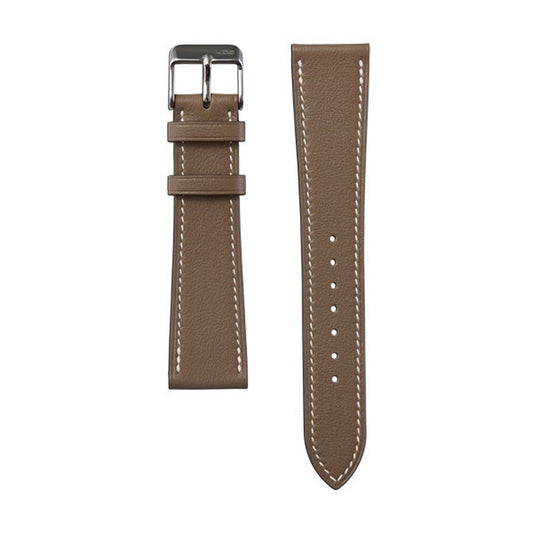 Smooth Nappa Calfskin Watch Strap-Classic Étoupe