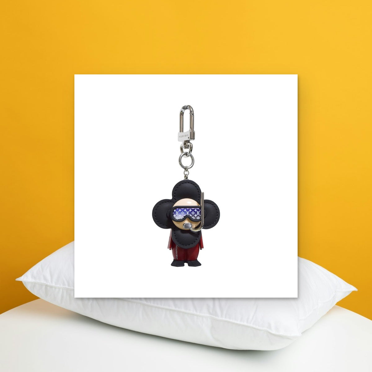 Vivienne Diver Bag Charm - In-Hand Scale View | Eluxsic Luxury Charm