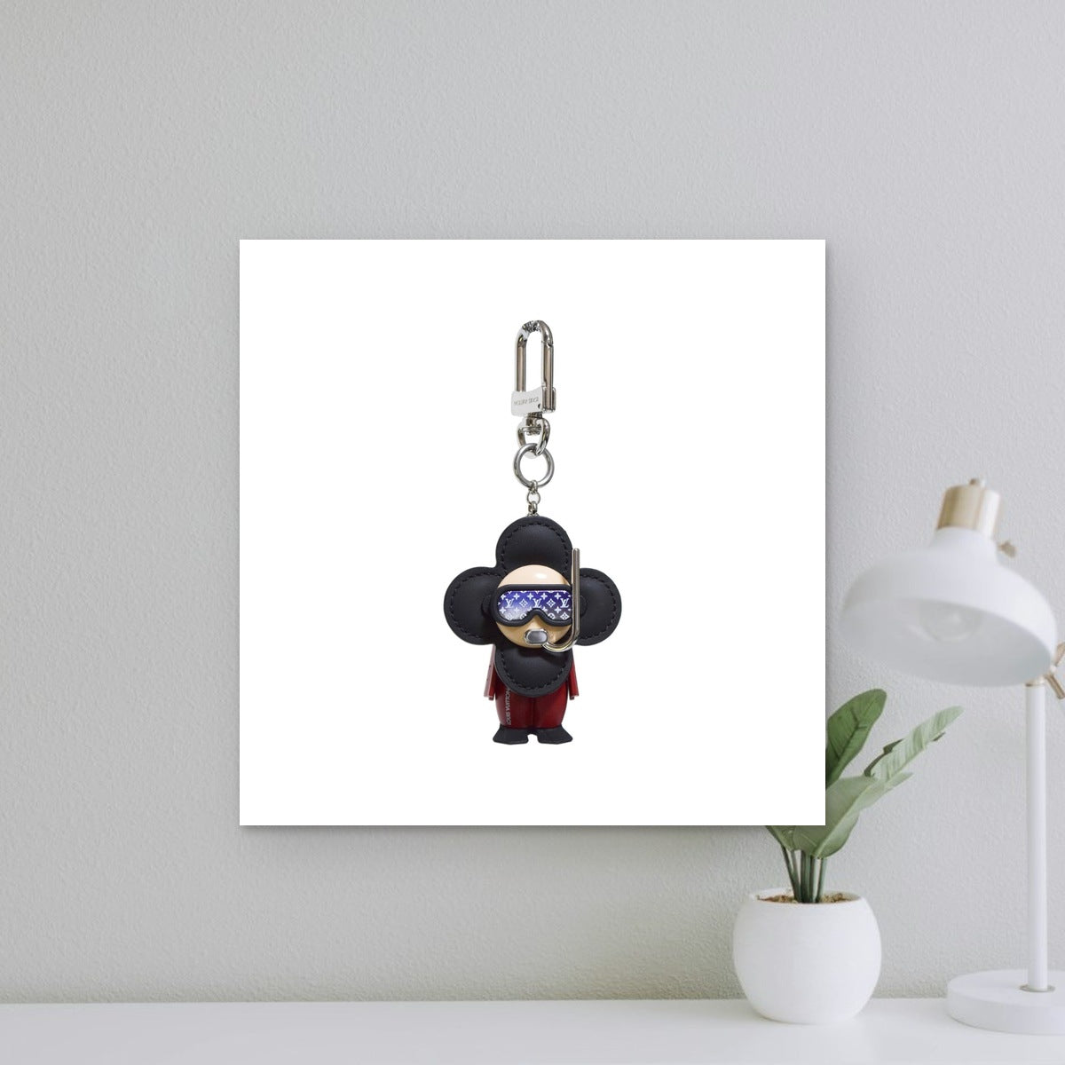 Vivienne Diver Bag Charm - Everyday Carry Flatlay | Eluxsic Luxury Charm