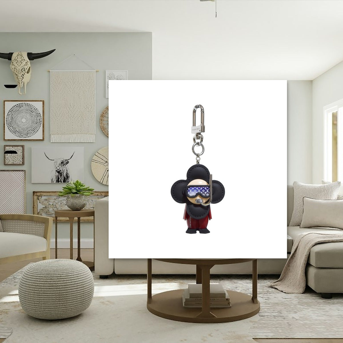 Vivienne Diver Bag Charm - Macro Craftsmanship & Hardware | Eluxsic Luxury Charm