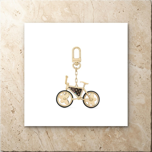 Bike Bag Charm - Luxury Leather Bag Charm | Eluxsic