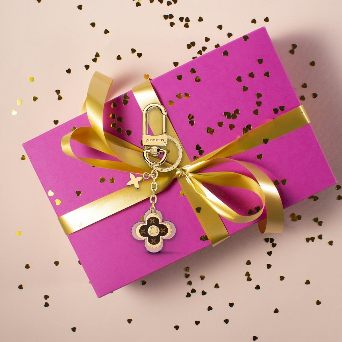 Blooming Flowers BB Bag Charm and Key Holder - Luxury Unboxing & Packaging | Eluxsic Luxury Charm