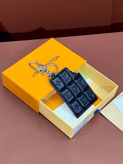 Chocolate Card Holder and Bag Charm