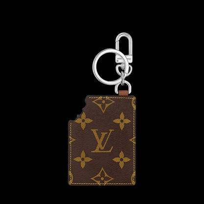 Chocolate Card Holder and Bag Charm