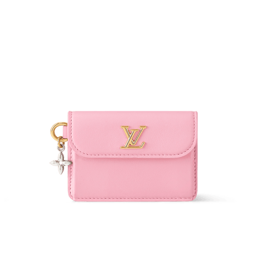 Tiny Recto Verso Card Holder LV Bloom