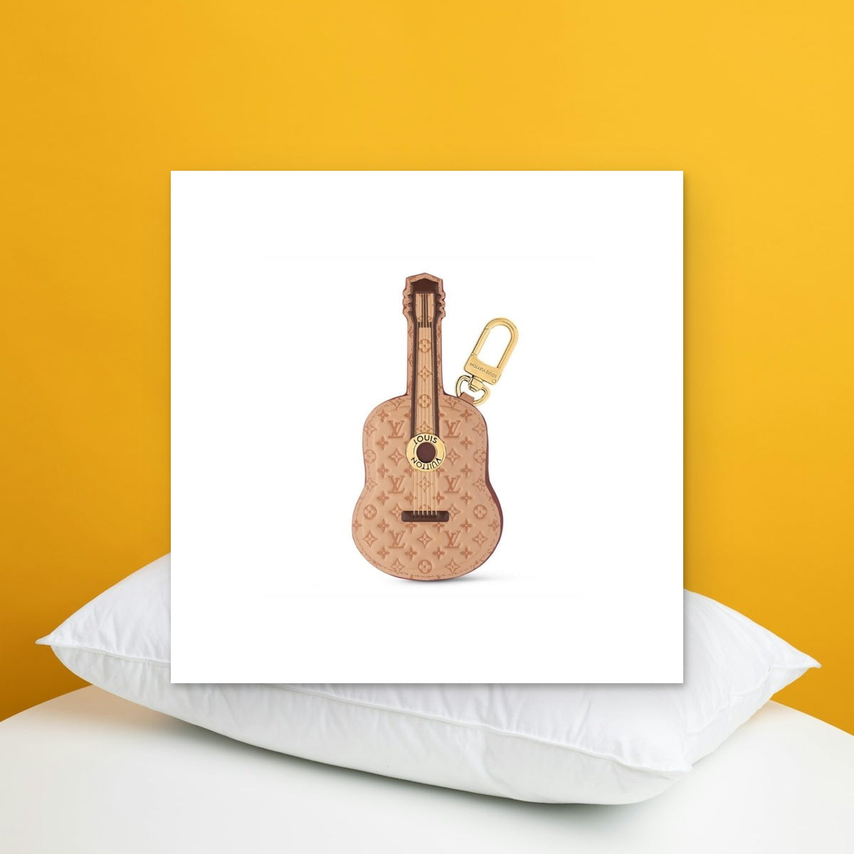 Guitar Pouch - In-Hand Scale View | Eluxsic Luxury Charm
