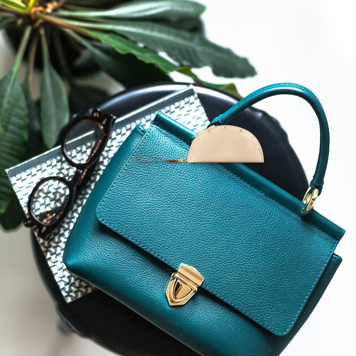 Gyoza Pouch - On-Bag Drape View | Eluxsic Luxury Charm