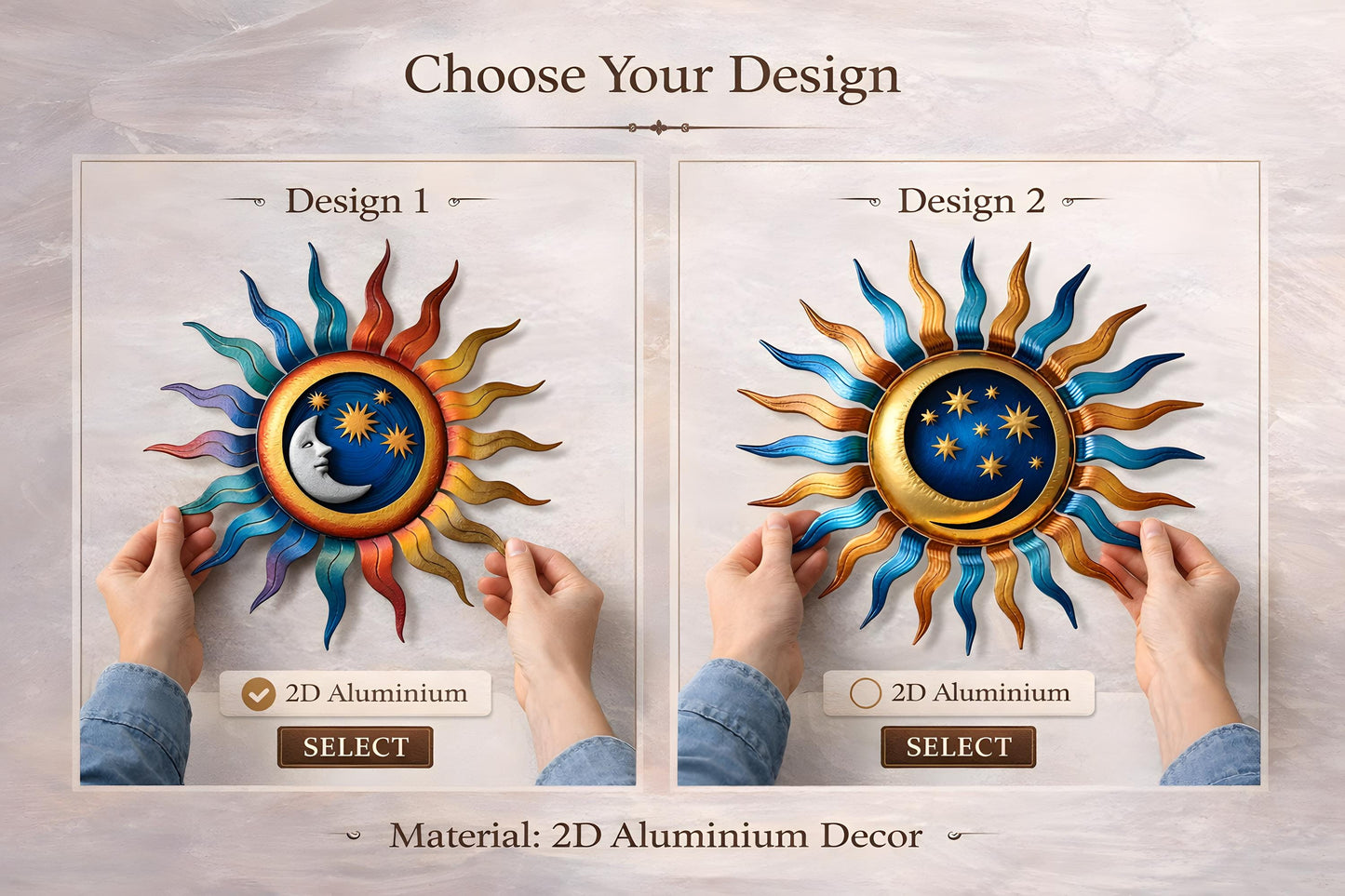 Whimsical Sun Moon Star Metal Wall Art Handmade Garden Patio Decor Decorative Sculpture for Home Office Wall Hanging