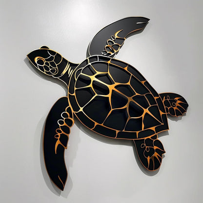 Sea Turtle Metal Wall Art Coastal Turtle Wall Decor Beach House Ocean Metal Sign Front Door Patio Garden Decor Turtle Gift For Dad