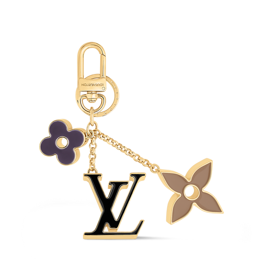Fleur de Monogram Bag Charm