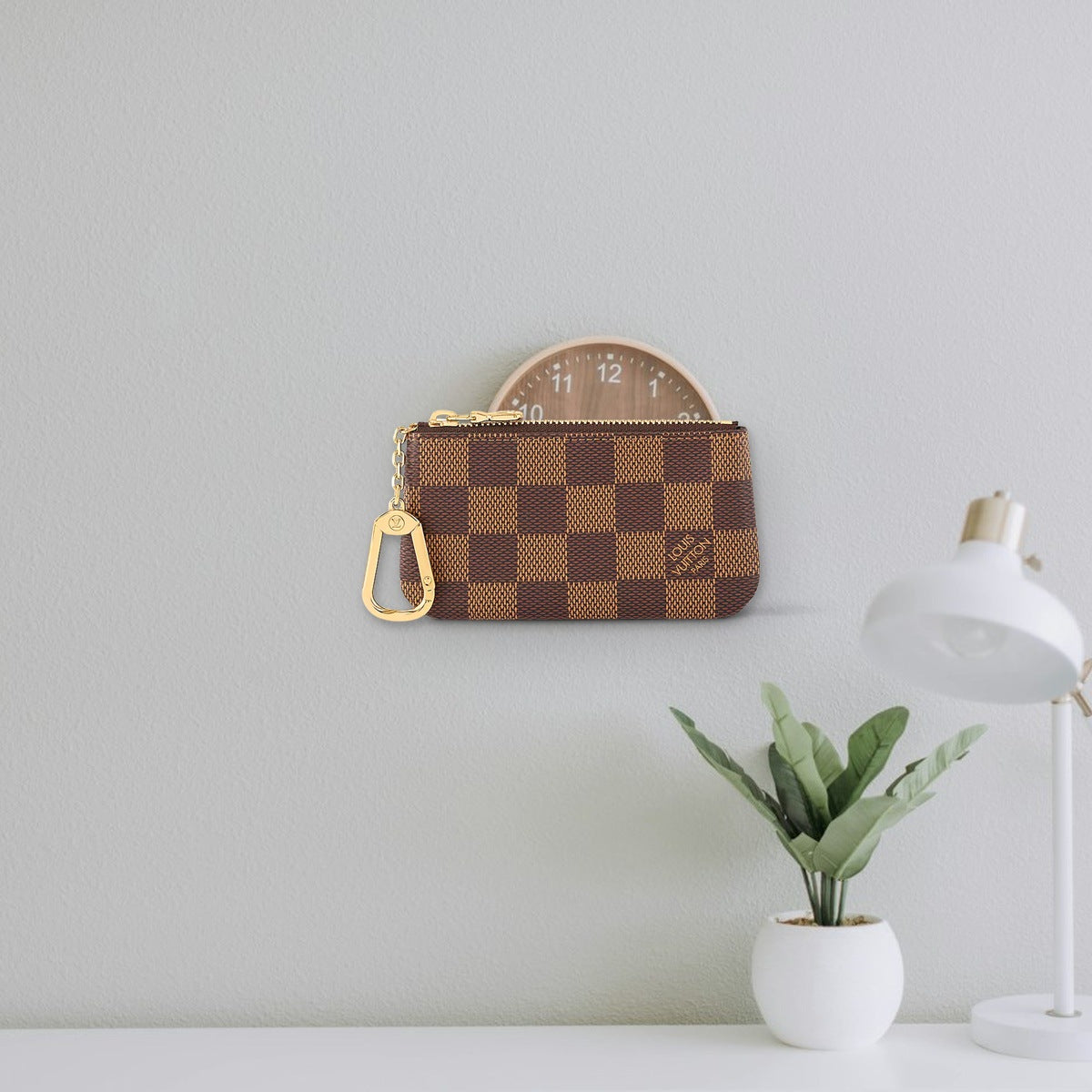Key Pouch - Everyday Carry Flatlay | Eluxsic Luxury Charm