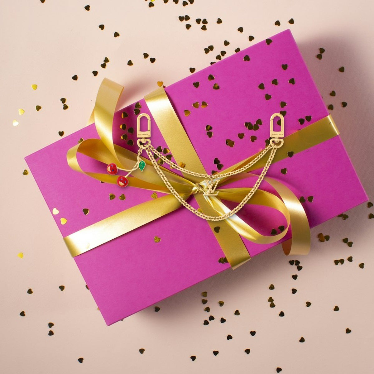 Cerise Bag Chain - Luxury Unboxing & Packaging | Eluxsic Luxury Charm