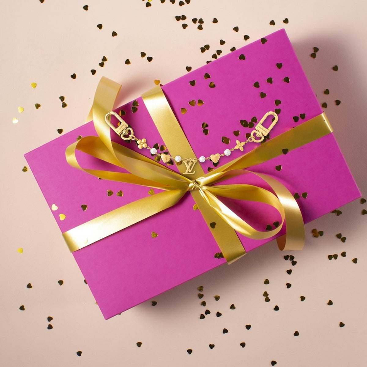 Heart Bag Charm - Luxury Unboxing & Packaging | Eluxsic Luxury Charm