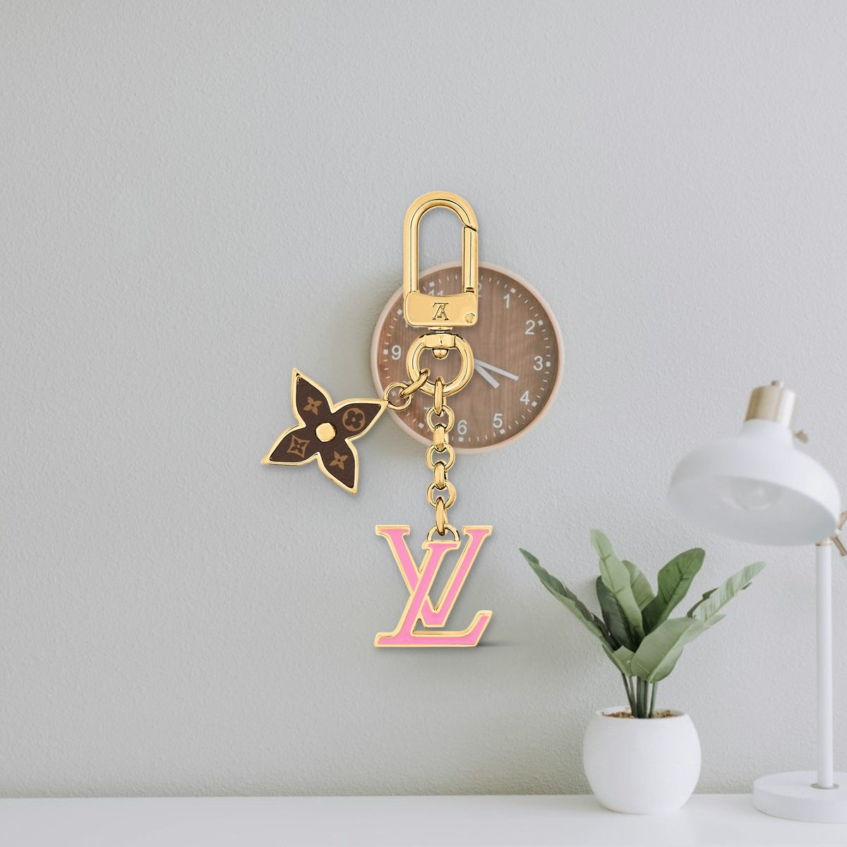 Iconic Key Holder - Everyday Carry Flatlay | Eluxsic Luxury Charm
