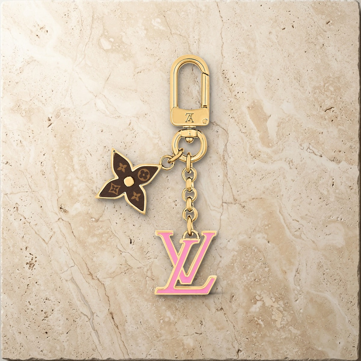 Iconic Key Holder - Luxury Leather Bag Charm | Eluxsic