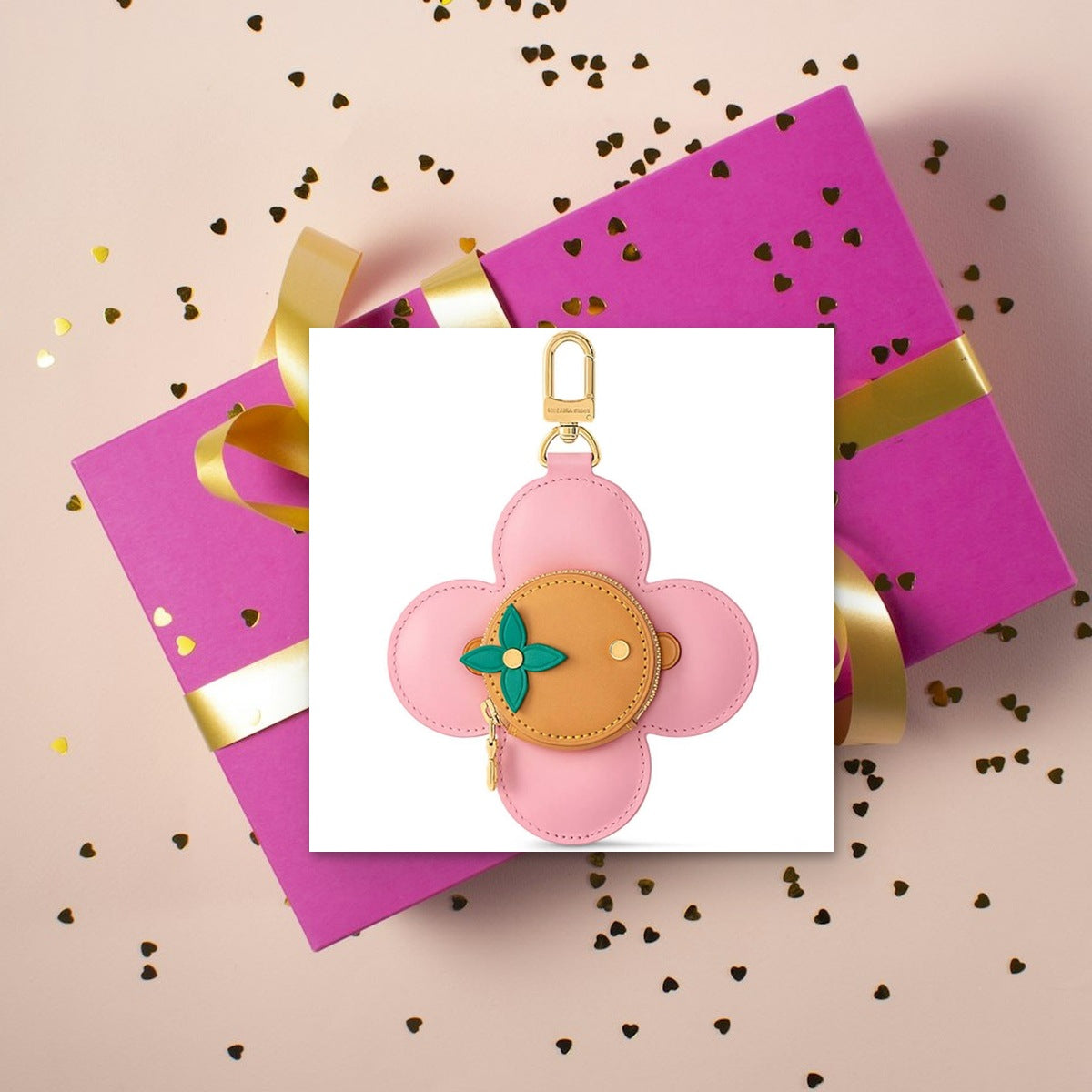 Vivienne Holidays Coin Purse Keychain - Luxury Unboxing & Packaging | Eluxsic Luxury Charm