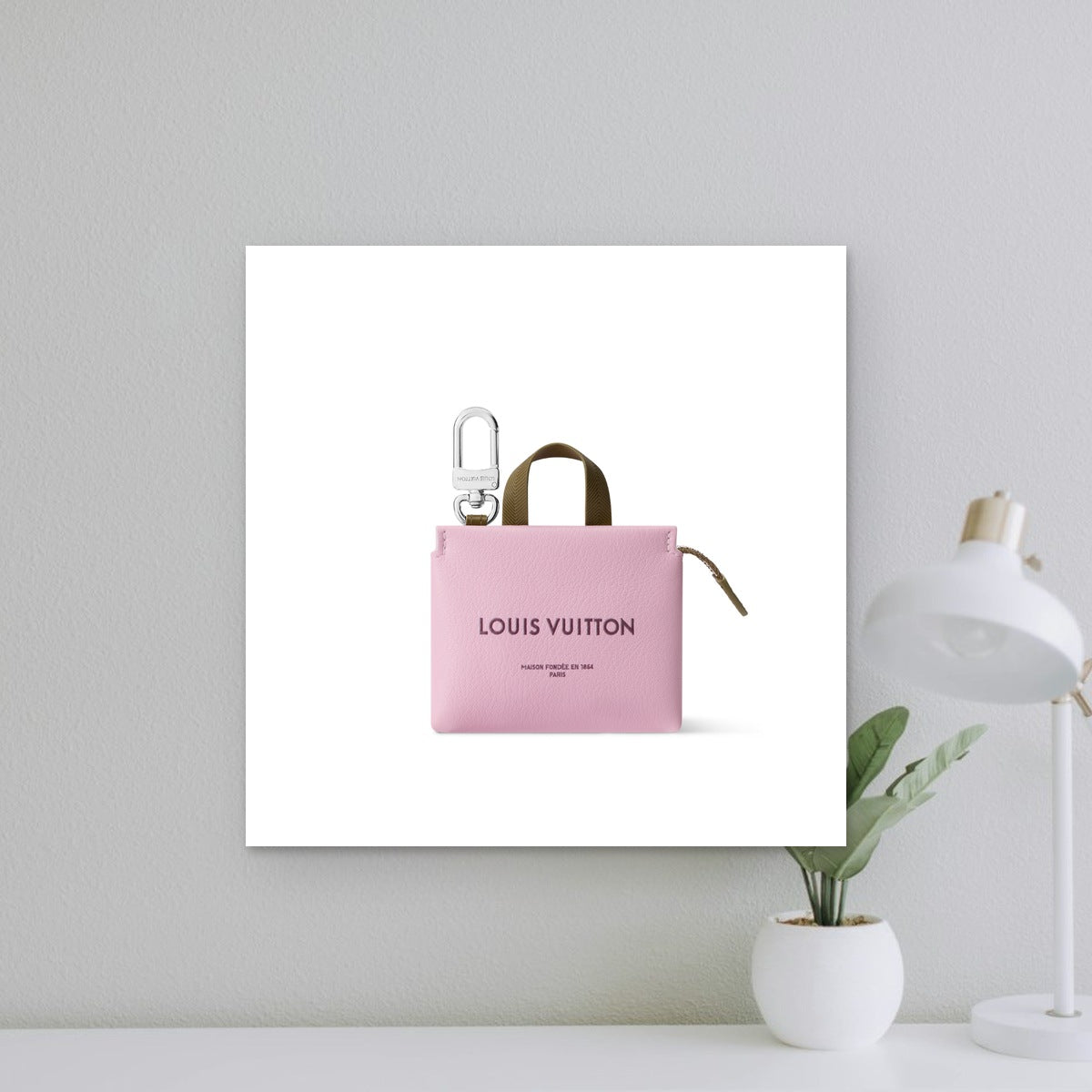 Mini Shopper Bag Charm - Everyday Carry Flatlay | Eluxsic Luxury Charm