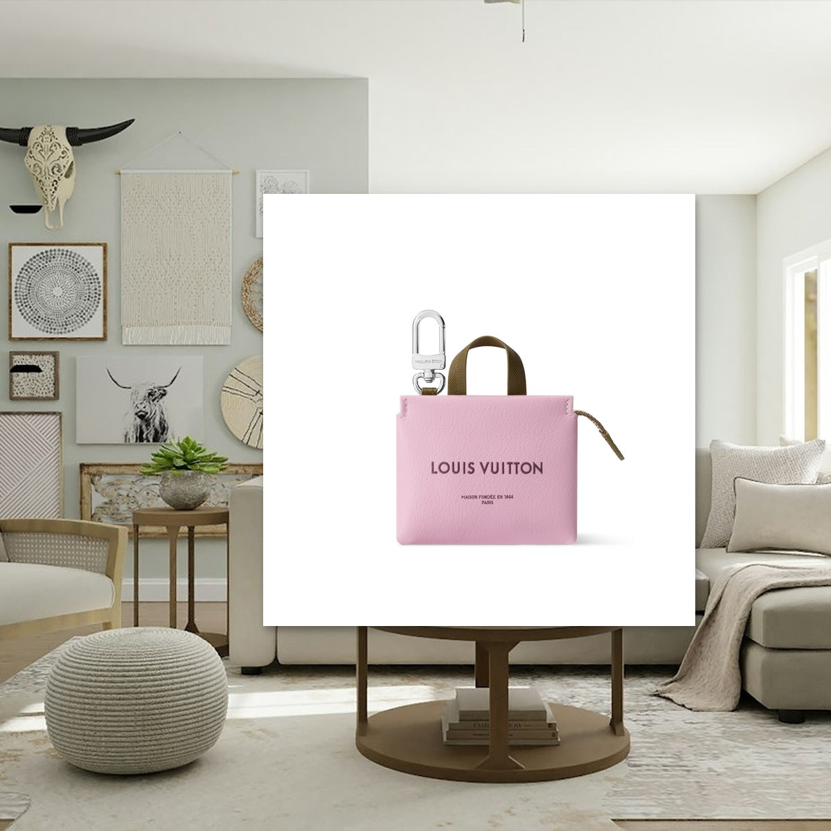 Mini Shopper Bag Charm - Macro Craftsmanship & Hardware | Eluxsic Luxury Charm