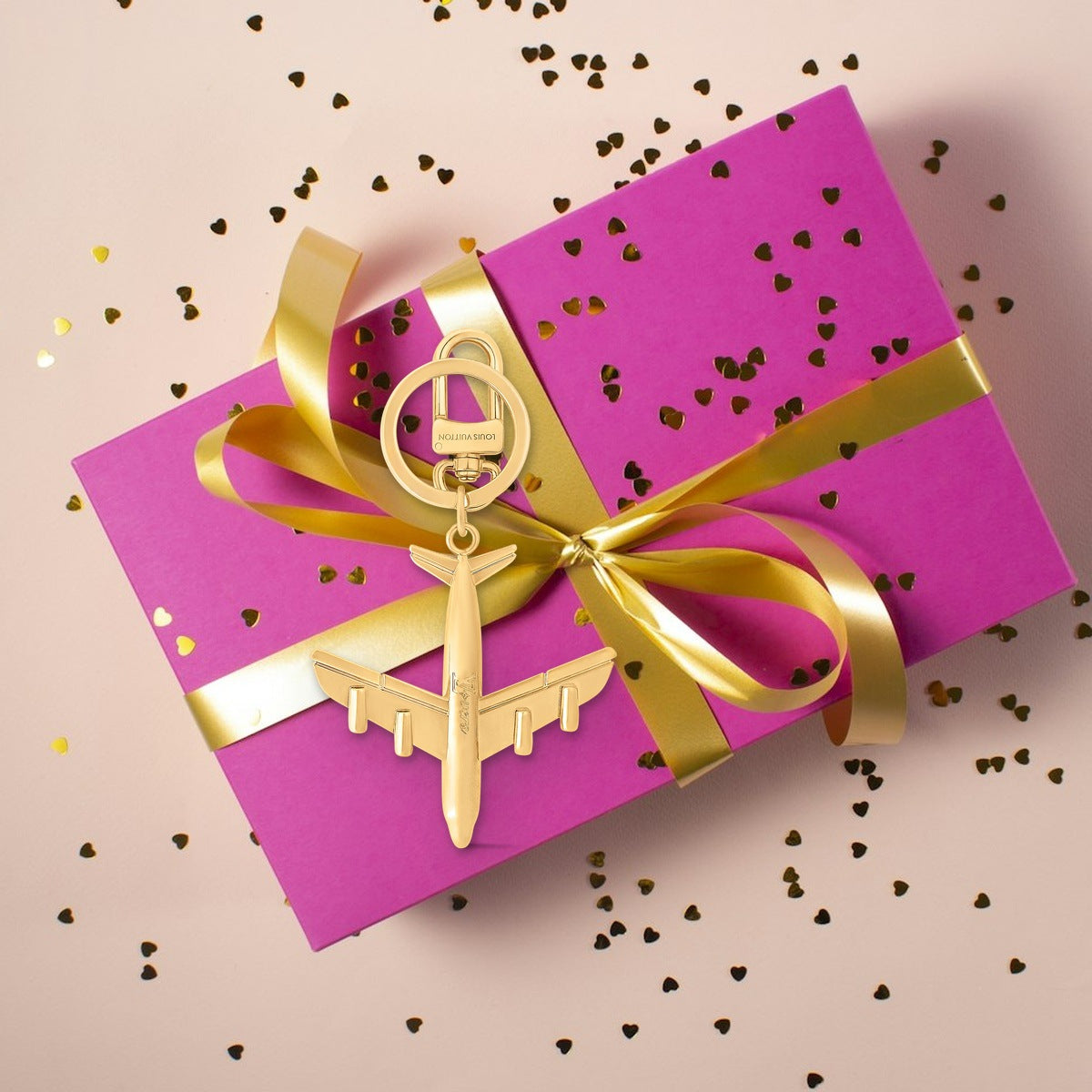 Plane Key Holder and Bag Charm - Luxury Unboxing & Packaging | Eluxsic Luxury Charm