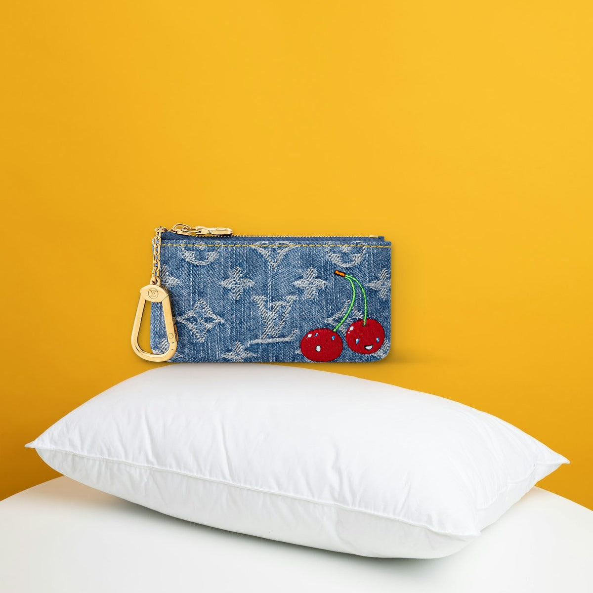Key Pouch - In-Hand Scale View | Eluxsic Luxury Charm