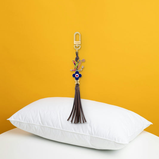 Bloom Superflat Key Holder - In-Hand Scale View | Eluxsic Luxury Charm