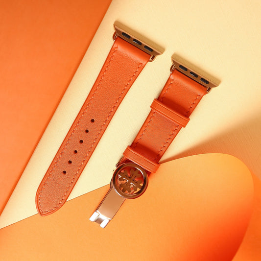 Watch Strap Smooth Nappa Leather (Smartwatch Compatible), Mechanical Watch SW2203