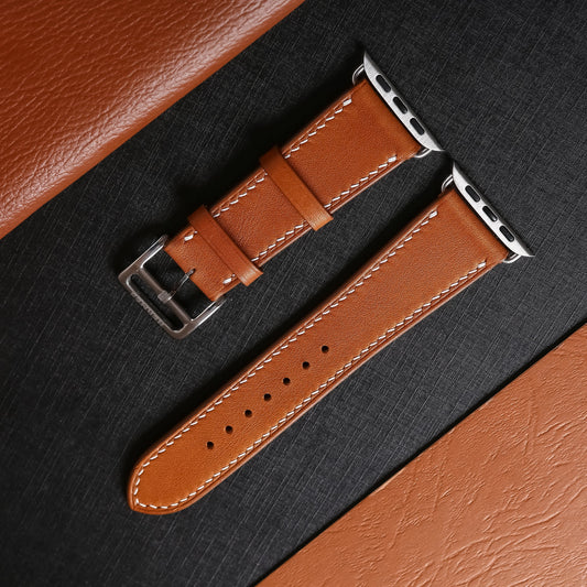 Handcrafted BA09.50 Genuine Leather Strap (Smartwatch Compatible) and Traditional Watches