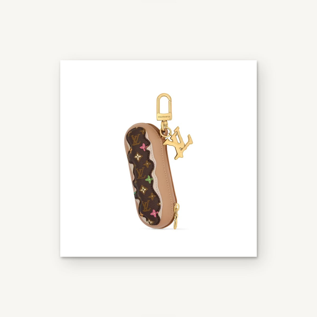 Monogram Craggy Eclair Bag Charm - Hero Atelier Showcase | Eluxsic Luxury Charm