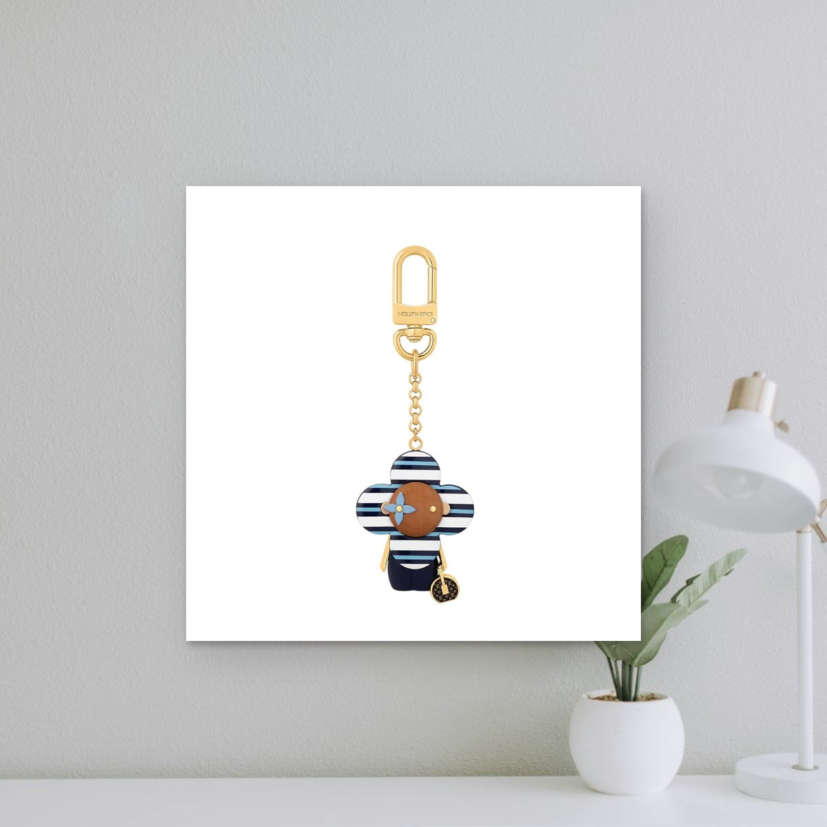 Nautical Vivienne Bag Charm - Everyday Carry Flatlay | Eluxsic Luxury Charm