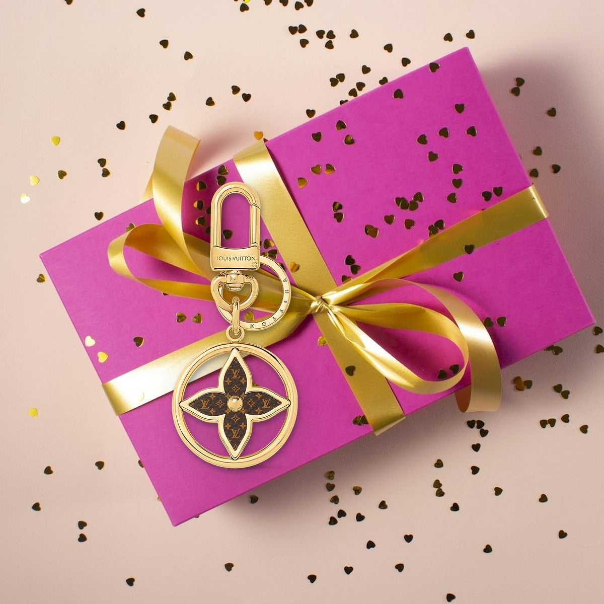 Puzzle Flower Monogram Keyring - Luxury Unboxing & Packaging | Eluxsic Luxury Charm