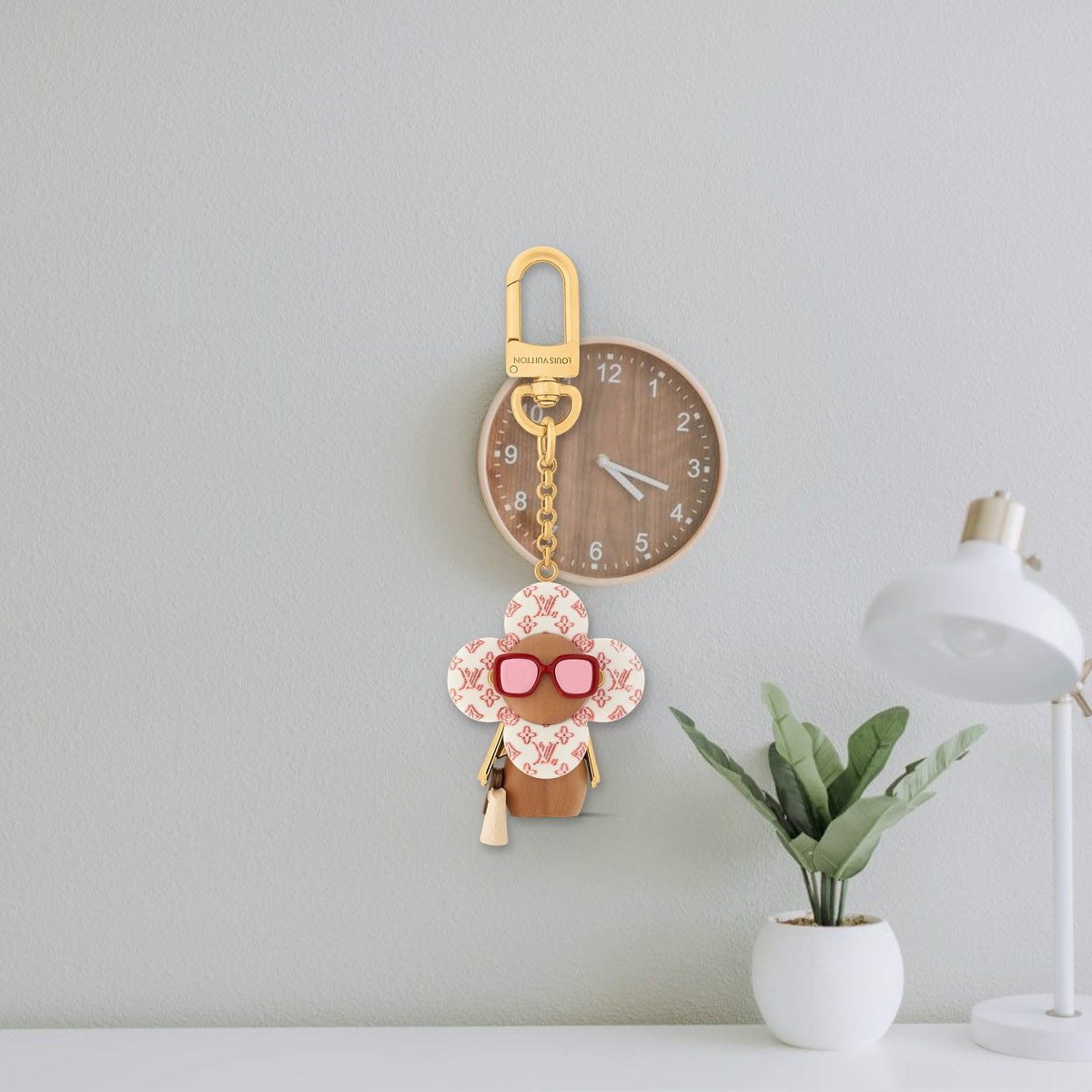 Summer Vivienne Bag Charm - Everyday Carry Flatlay | Eluxsic Luxury Charm