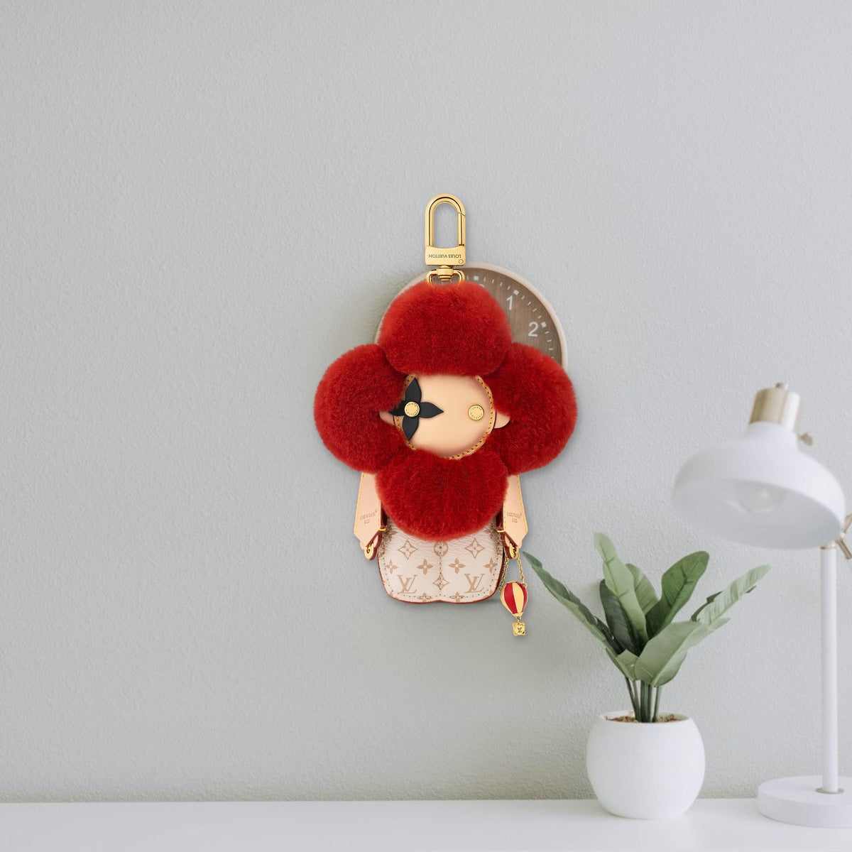 Vivienne Fashionista Bag Charm - Everyday Carry Flatlay | Eluxsic Luxury Charm