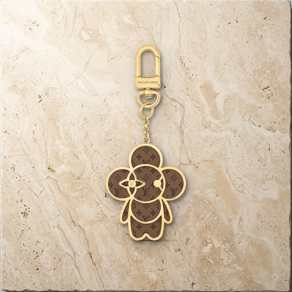 Vivienne Xmas Bag Charm - Luxury Leather Bag Charm | Eluxsic