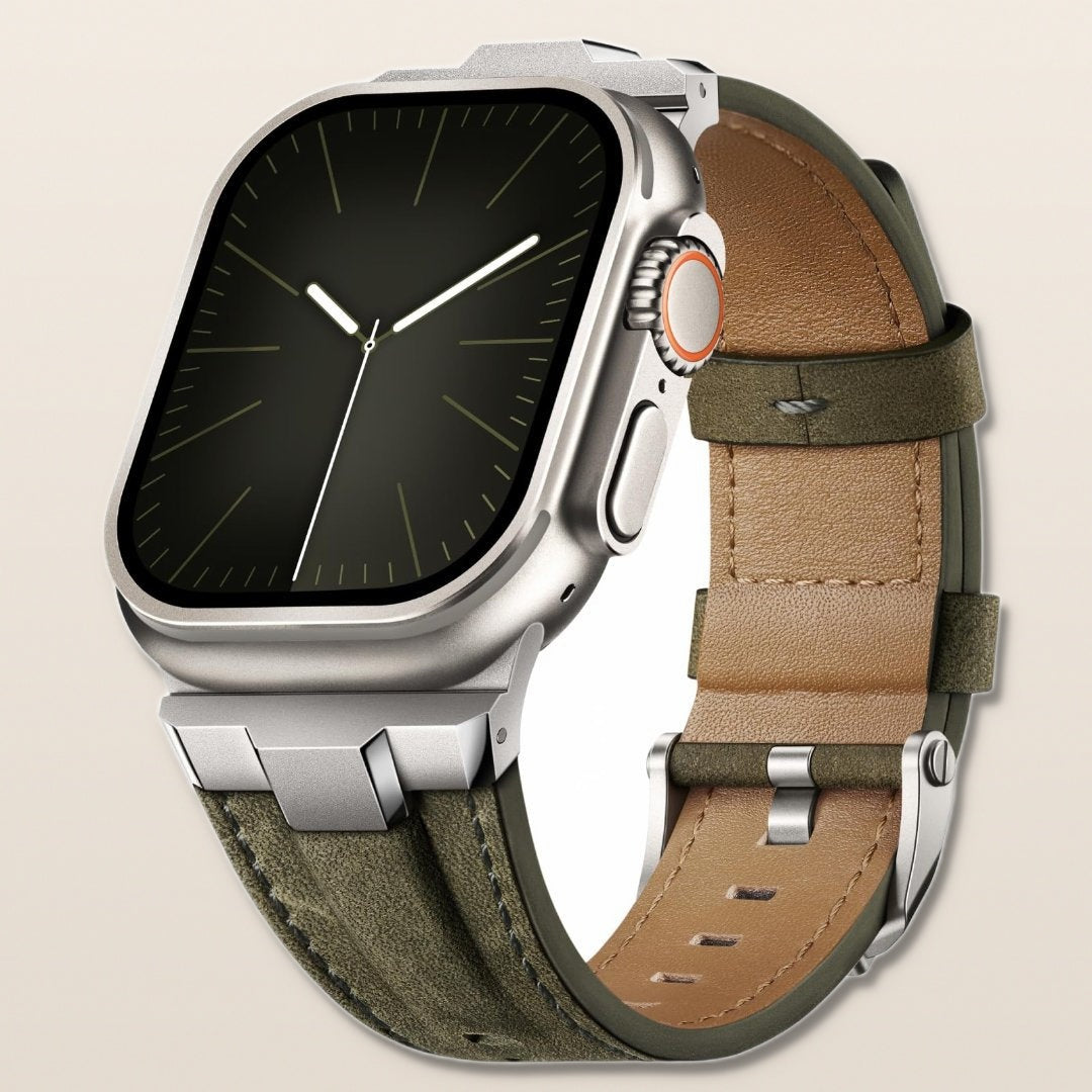 Adventure Leather Band (Smartwatch Compatible) L42 - Detail View